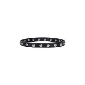The Attico Black Studded Belt – Black - NWT